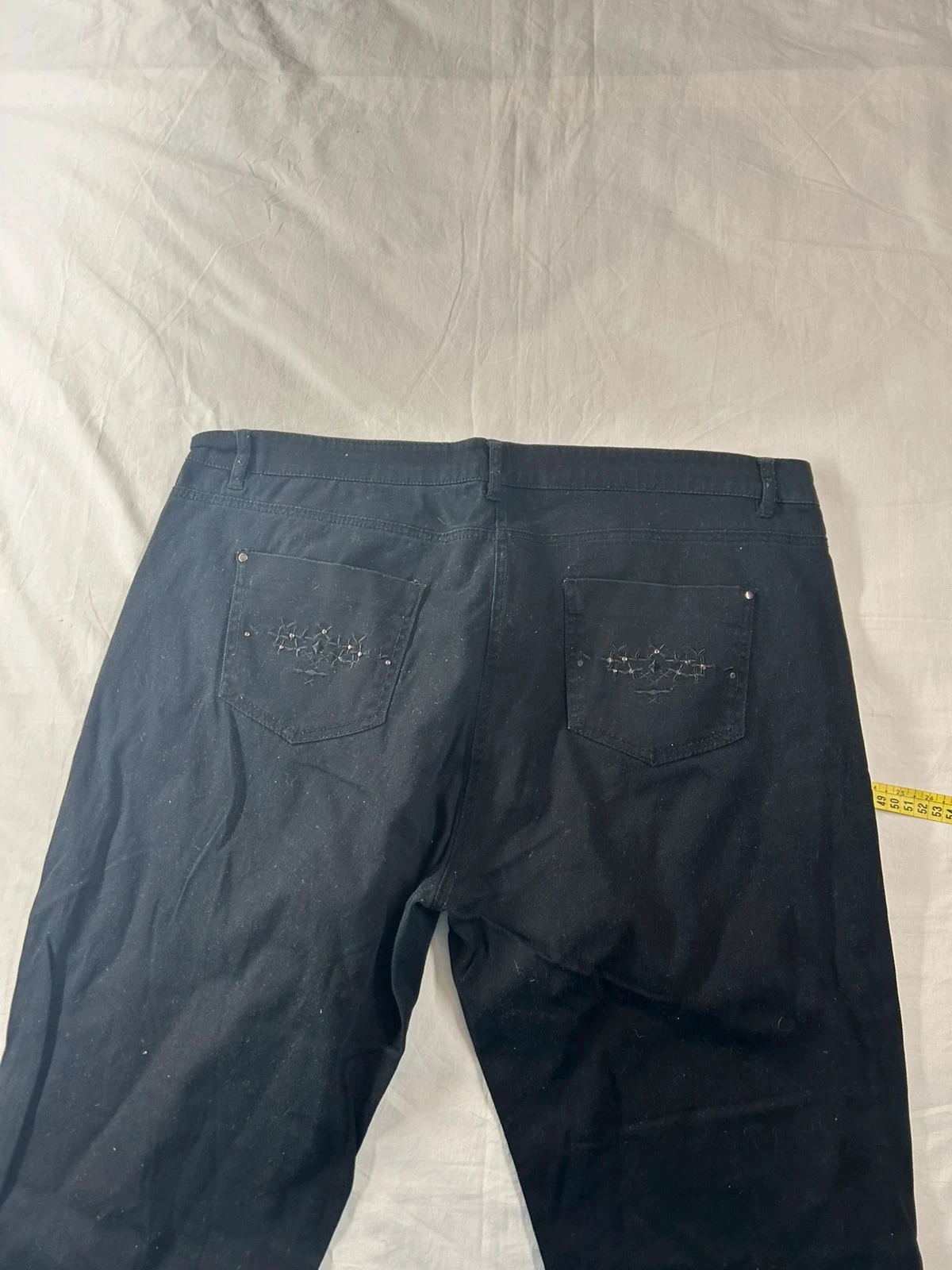 Calça jeans preta de corte reto GÉMO – photo 9